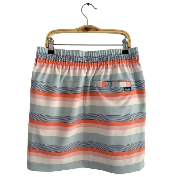 Kavu Windswell Cool Stripe Skirt Size XS Pull On Pockets Quick Dry UV Protection - Picture 2 of 13
